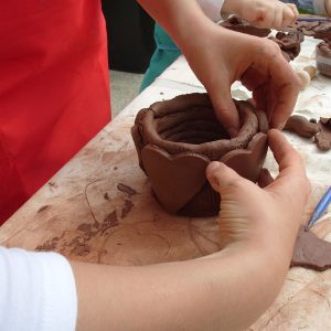 Pottery  Get creative with clay. We tech you how to make your own pot with aprons and all equipment.