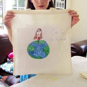 Bag or Pencil Case Designing  Designer your own with fabric markers. A lovely craft for chats!